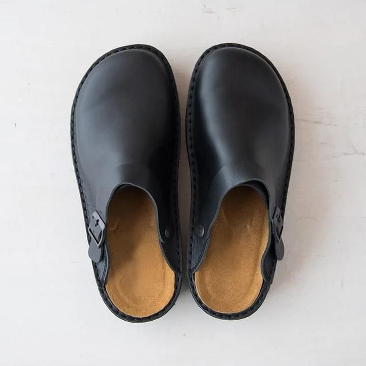 Sabots slip-on synthétique effet cuir semelle rembourrée tailles 38-48 intérieur extérieur