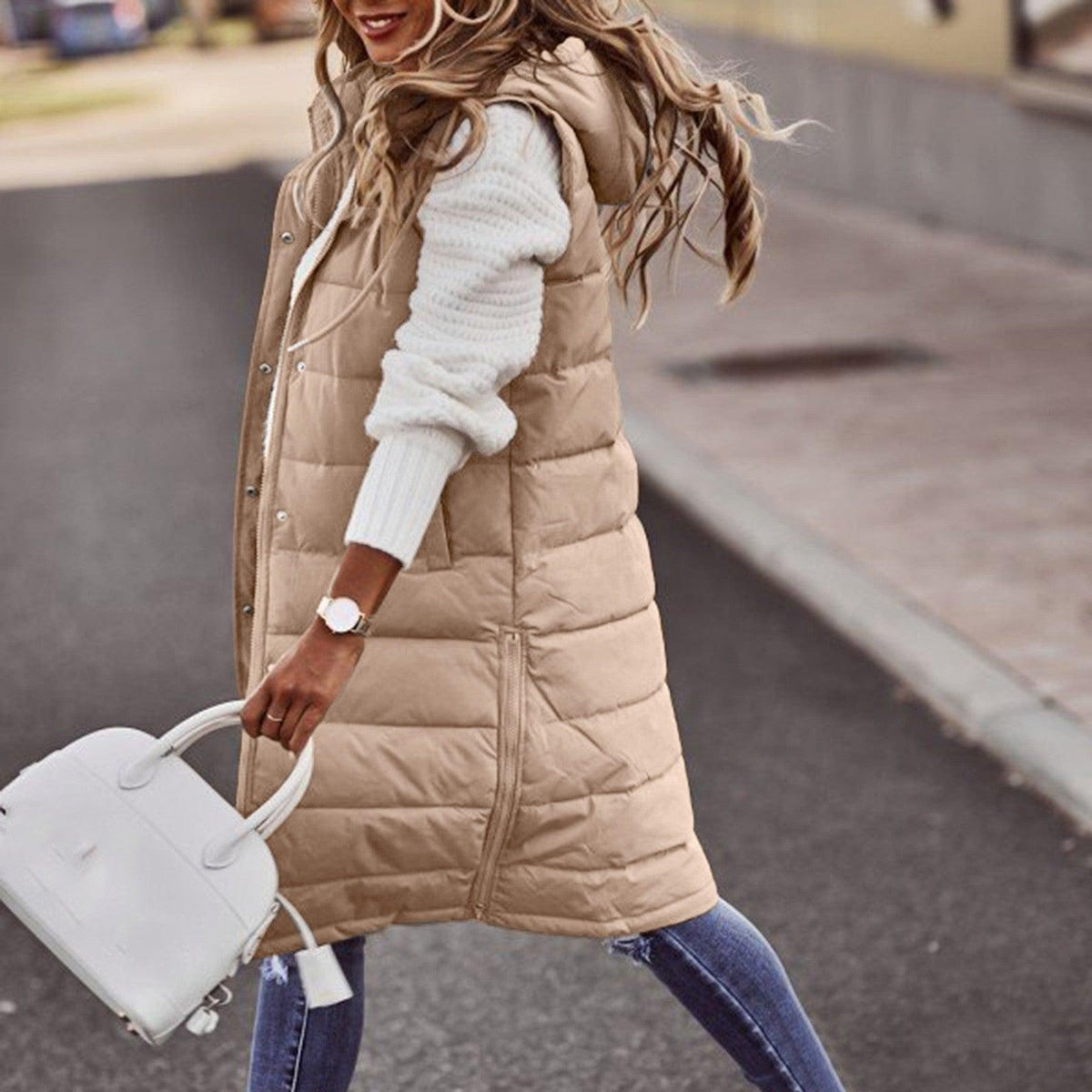 Élyria – Gilet Sans Manche Femme