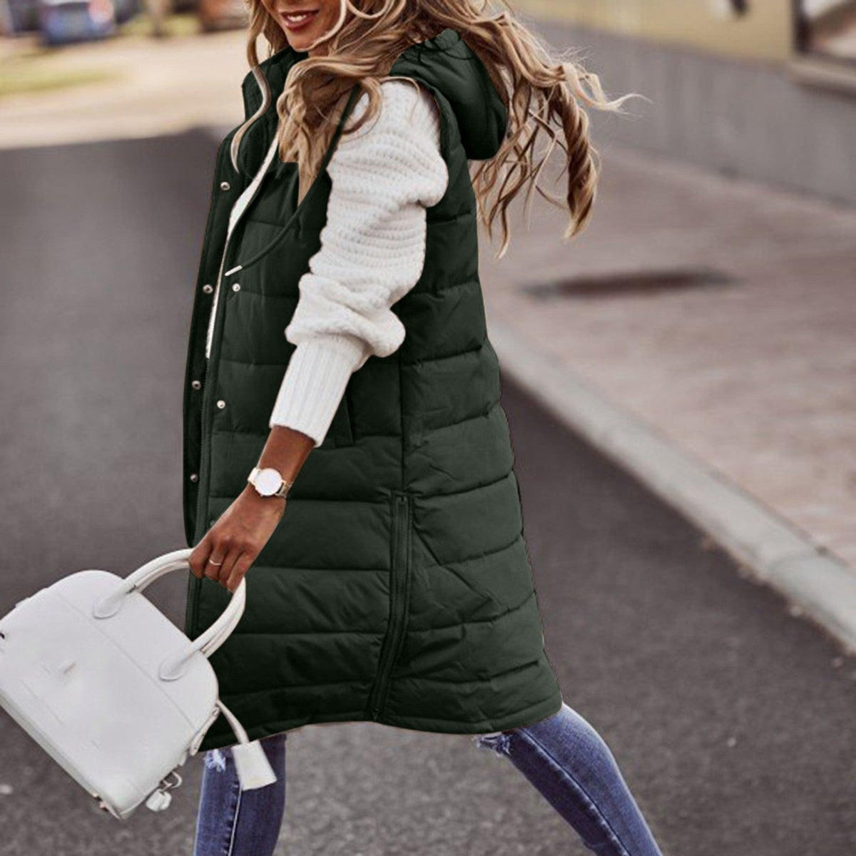 Élyria – Gilet Sans Manche Femme