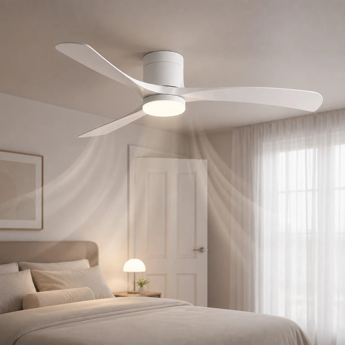 Élyria – Ventilateur de Plafond Silencieux
