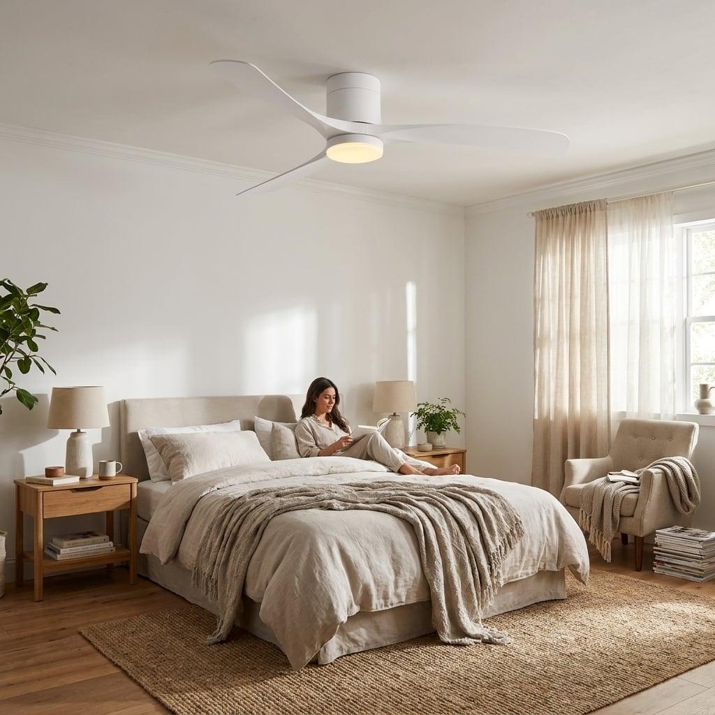 Élyria – Ventilateur de Plafond Silencieux