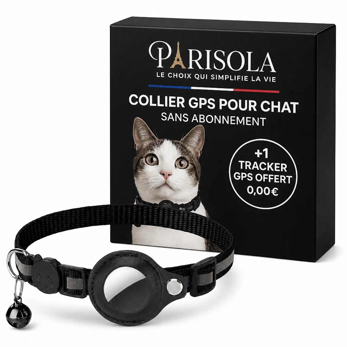 Félicia – Collier GPS Chat Sans Abonnement