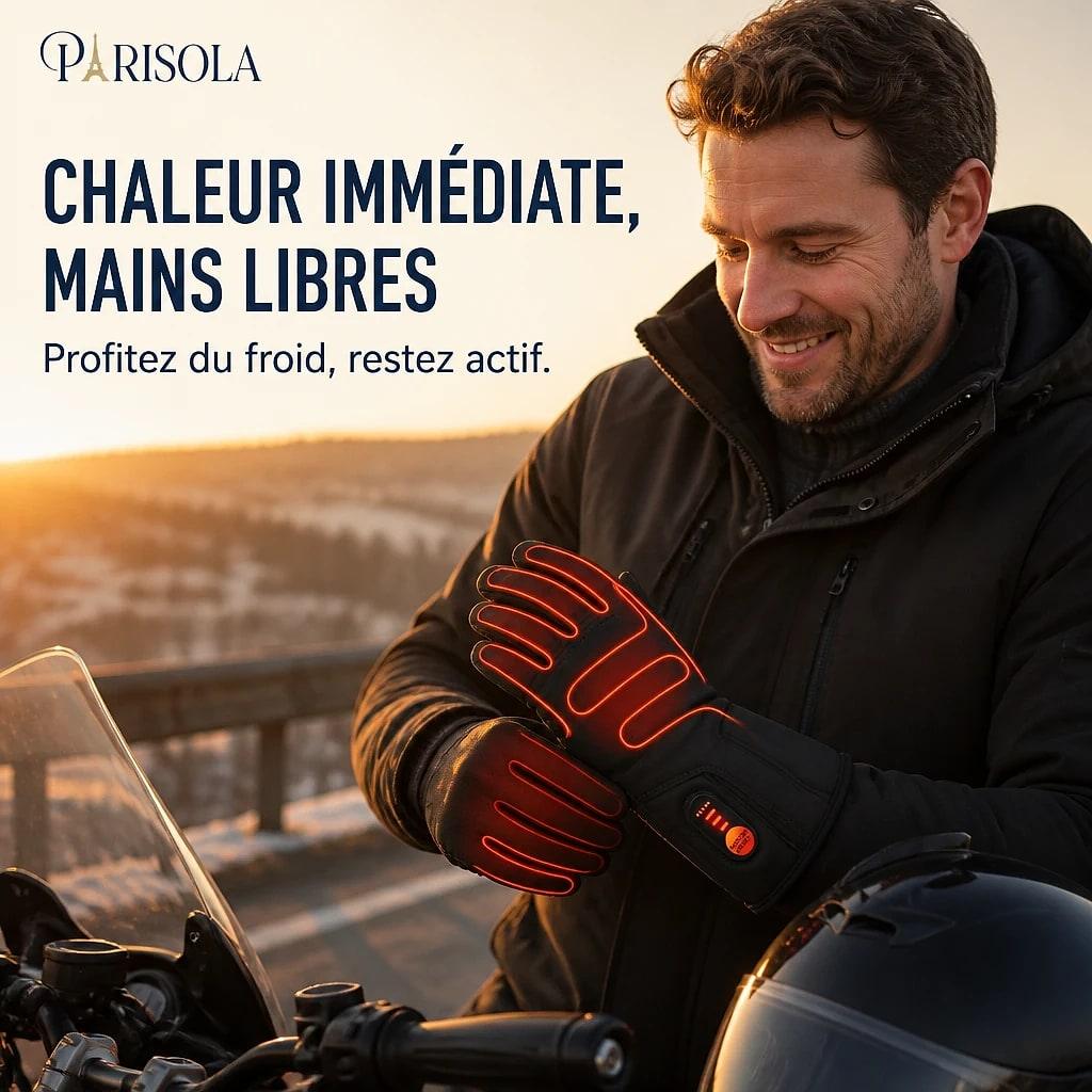 Gant Chauffant Thermique Hiver
