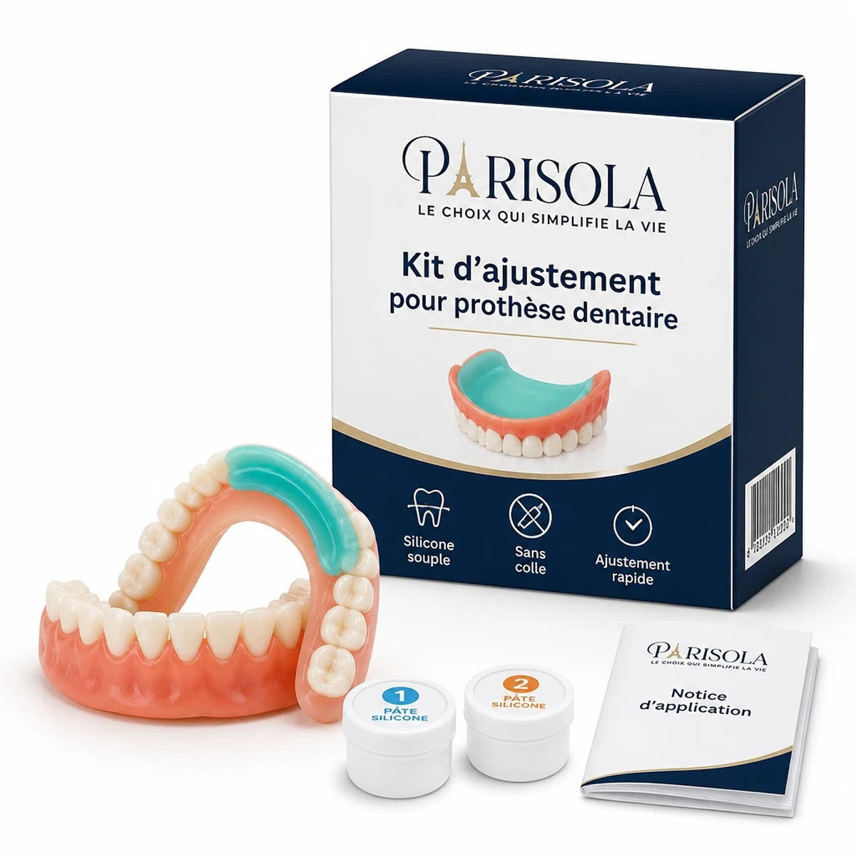 Gencivya – Kit Ajustement Dentier