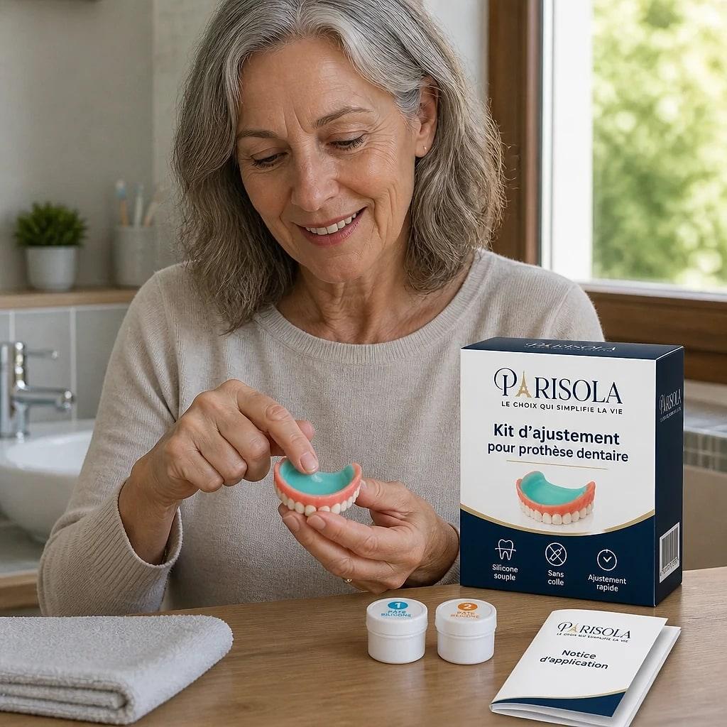 Gencivya – Kit Ajustement Dentier