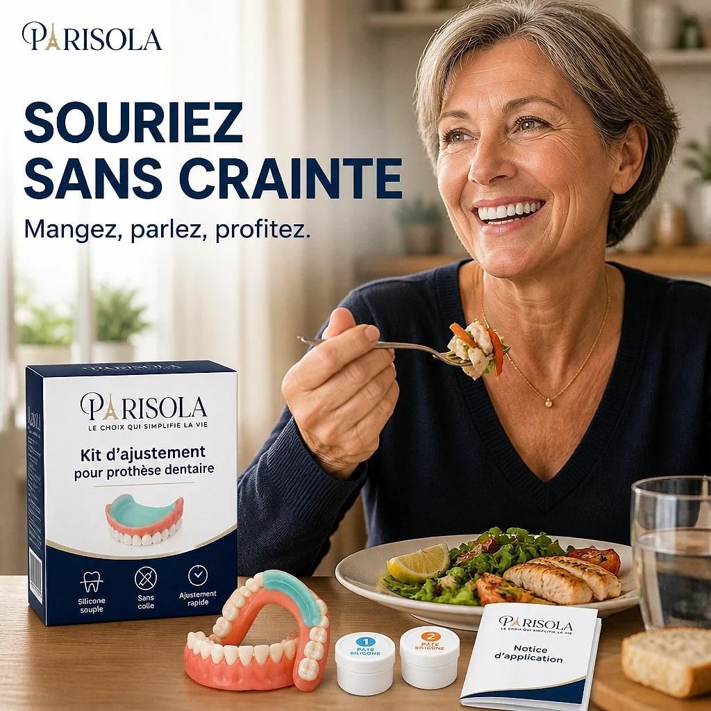 Gencivya – Kit Ajustement Dentier