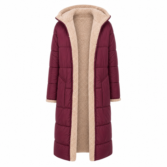 Parka longue femme imperméable capuche hiver