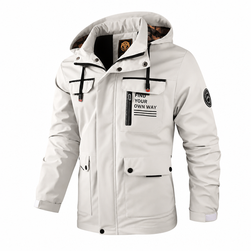 Veste d'hiver homme chaude imperméable capuche