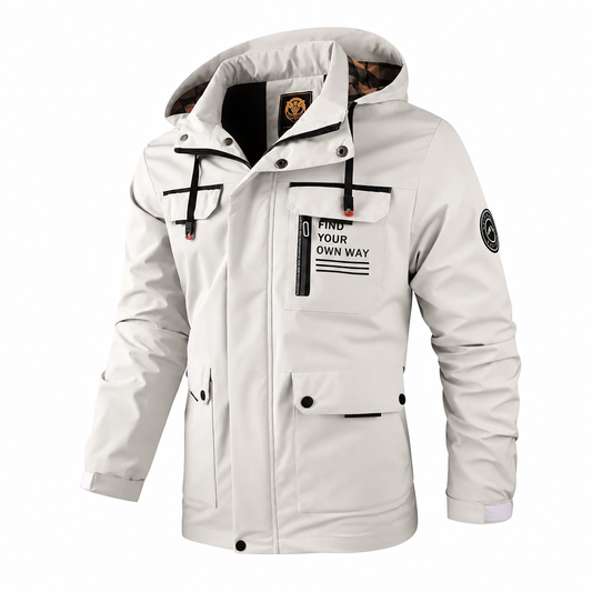 Veste d'hiver homme chaude imperméable capuche
