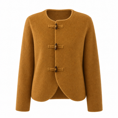Pull tricoté femme éclat mailles douces col rond