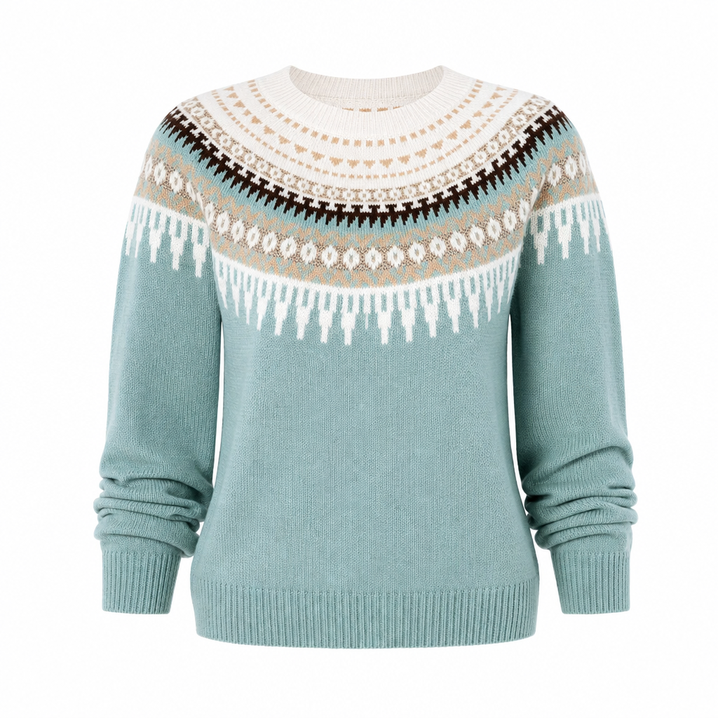 Pull tricoté femme naturelle mailles douces