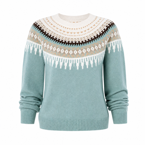 Pull tricoté femme naturelle mailles douces