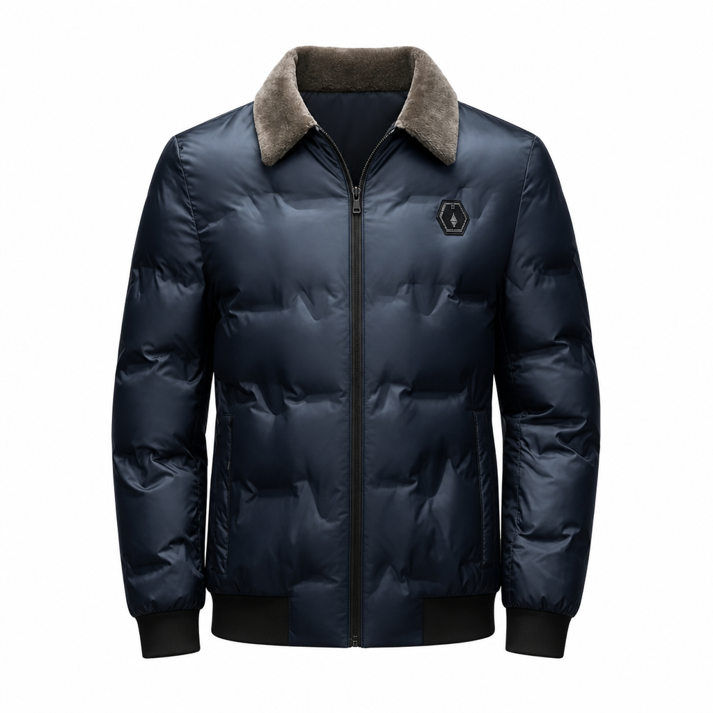 Veste matelassée homme thermique zippée hiver