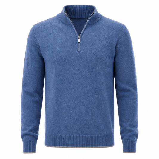 Sweat zippé homme capuche manches longues