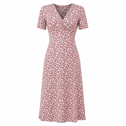 Robe longue femme fleurie fluide été élégante