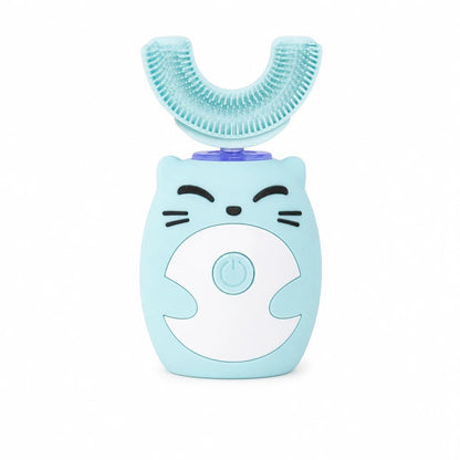 Brosse à dents électrique bébé tête en U silicone IPX7 rechargeable USB 2-14 ans