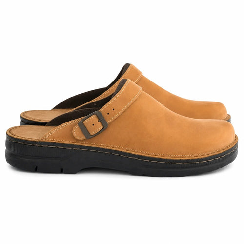 Sabots slip-on synthétique effet cuir semelle rembourrée tailles 38-48 intérieur extérieur