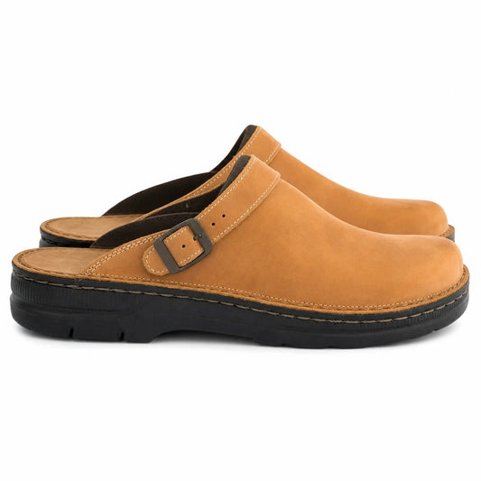 Sabots slip-on synthétique effet cuir semelle rembourrée tailles 38-48 intérieur extérieur