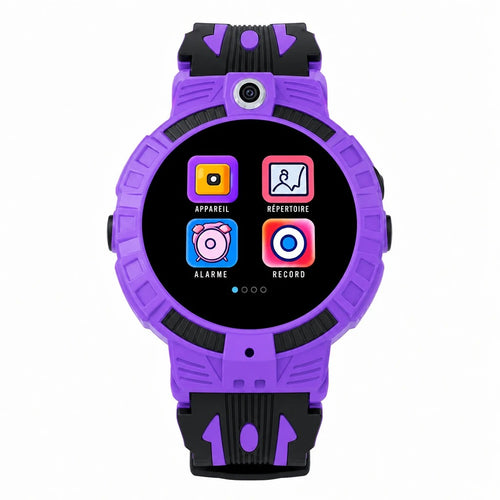 Montre intelligente enfant écran tactile caméra sangle silicone rechargeable USB 3-14 ans