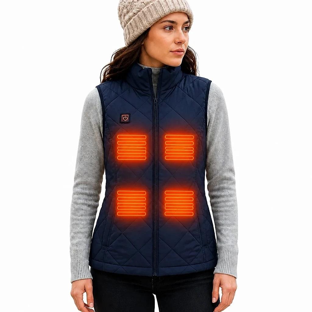Gilet Chauffant Femme Slim