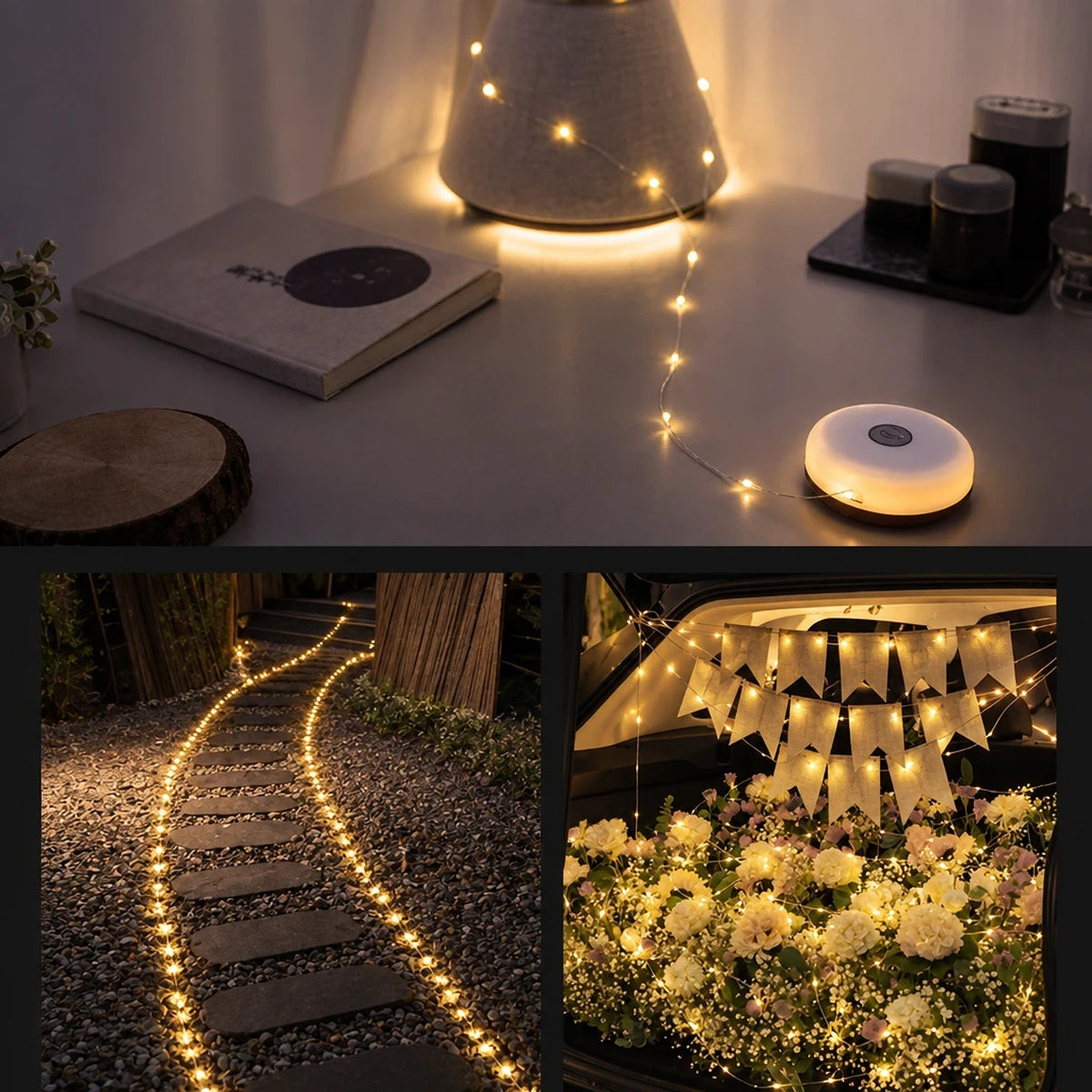 Guirlande LED 10 m Étanche