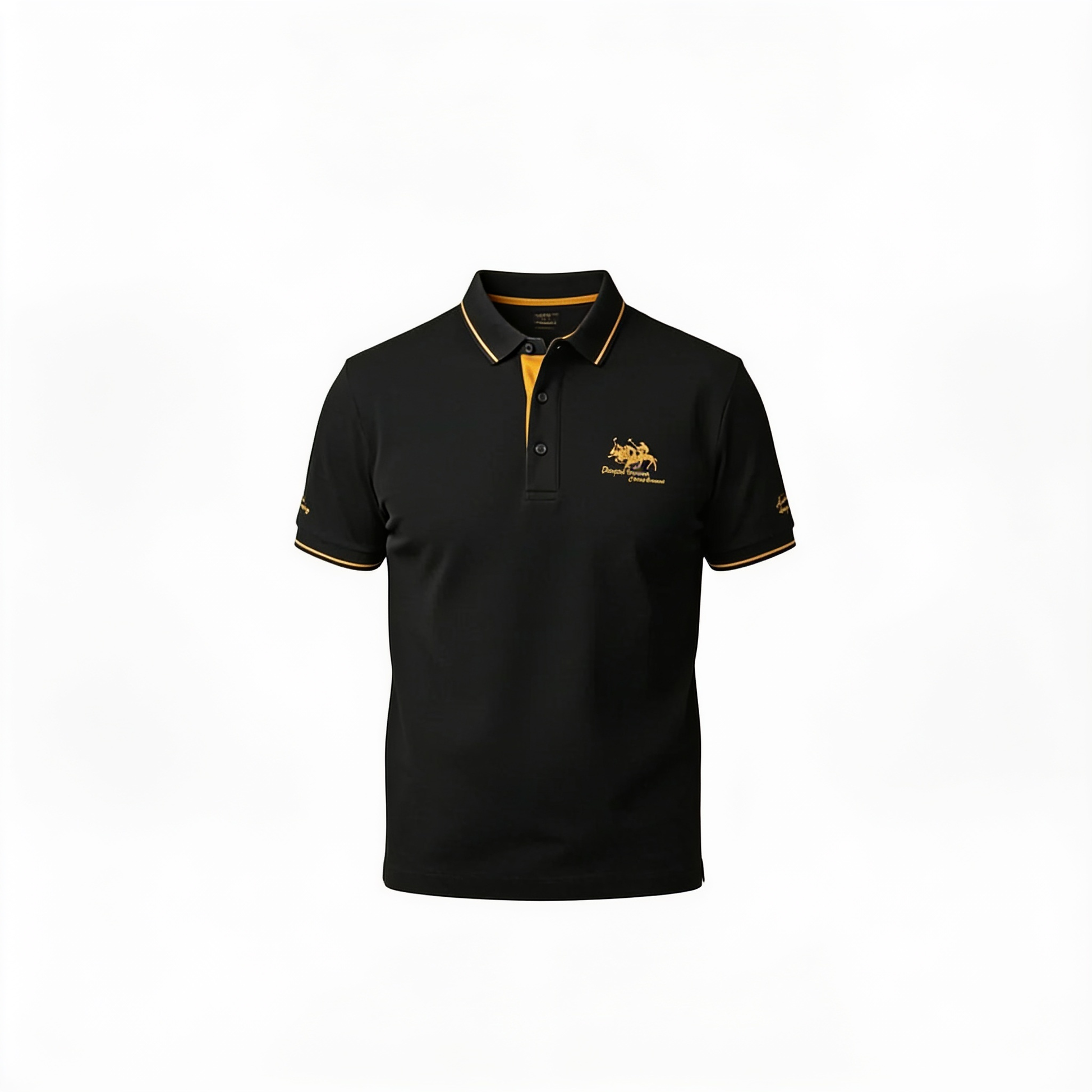 Prestige Élégance – polo homme – fond blanc