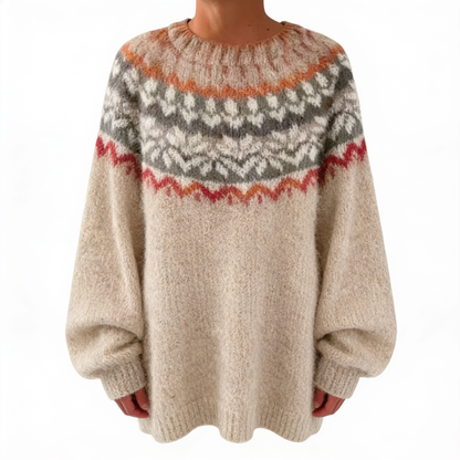 Helena Luxe – pull maille femme – fond blanc