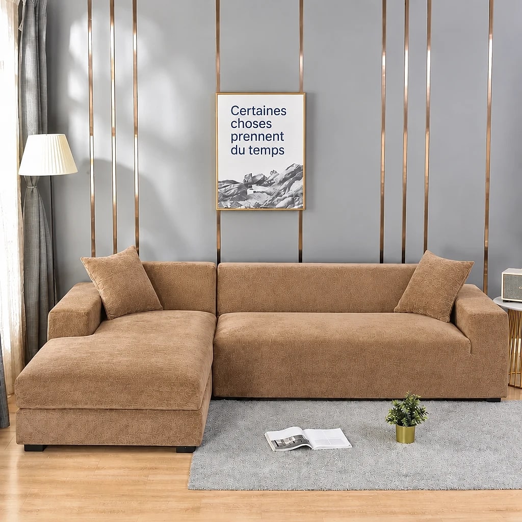 Housse de Canapé Élastique Velours
