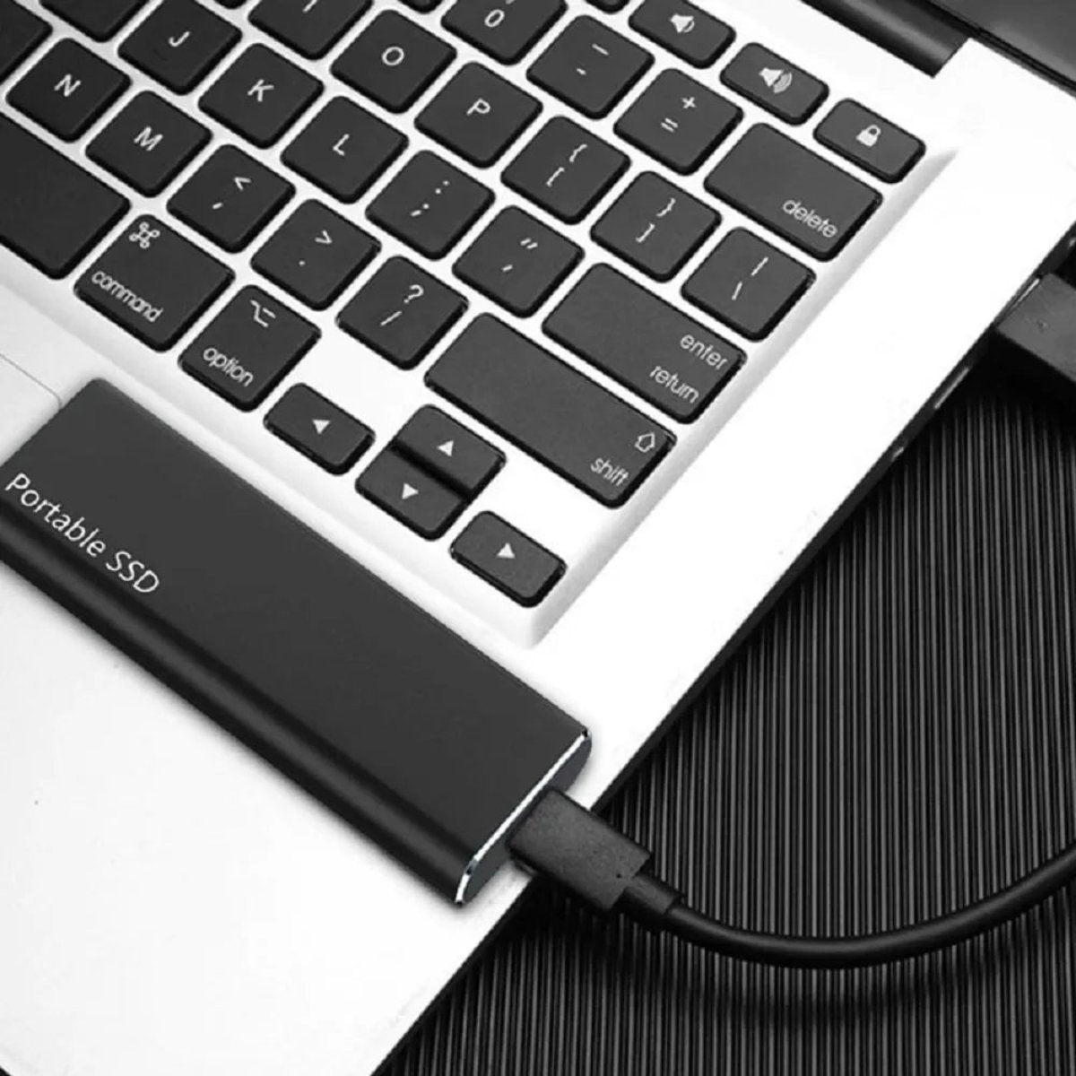 Disque dur externe 4 To USB-C compatible Windows macOS plug-and-play