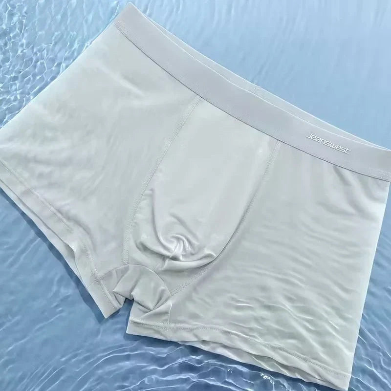 Boxershorts homme microfibre ice-silk coupe ajustée respirant