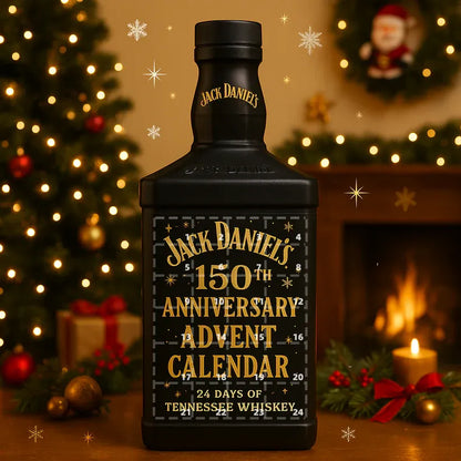 Calendrier de l'Avent 24 mini bouteilles décoratives whisky bière boissons collection Noël