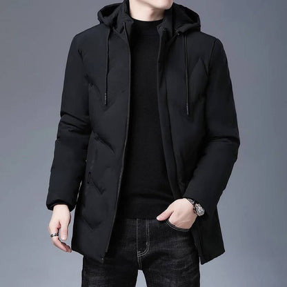 Veste homme thermique hiver coupe ajustée