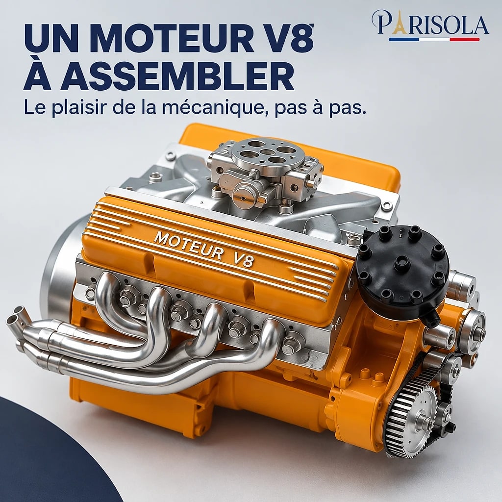 Kit Construction Moteur V8 Fonctionnel