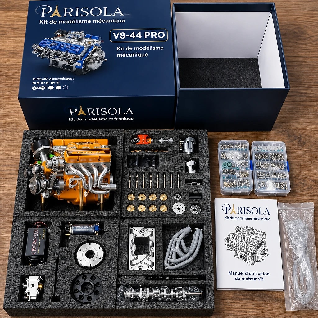Kit Construction Moteur V8 Fonctionnel