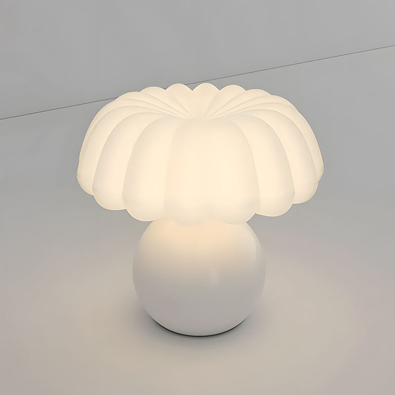 Lampe de chevet céramique abat-jour PE intensité réglable secteur