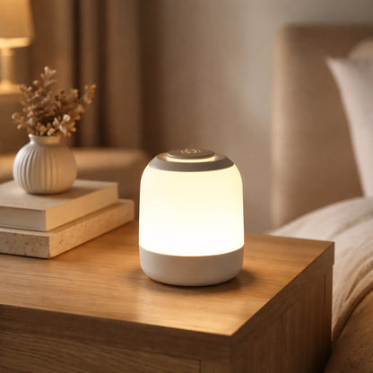 Lampe de chevet LED tactile rechargeable USB batterie 2400 mAh
