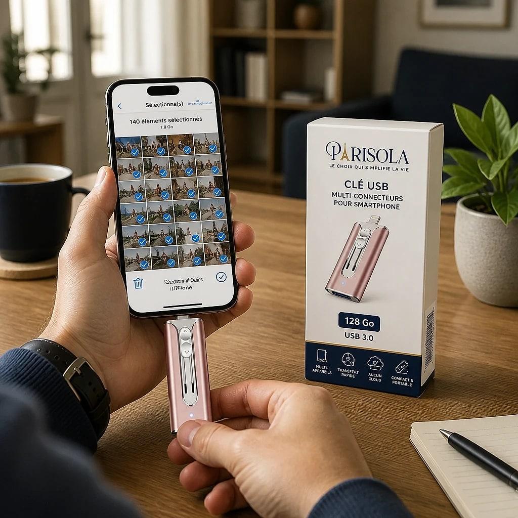 Lumeska – Clé USB Multi-Connecteurs