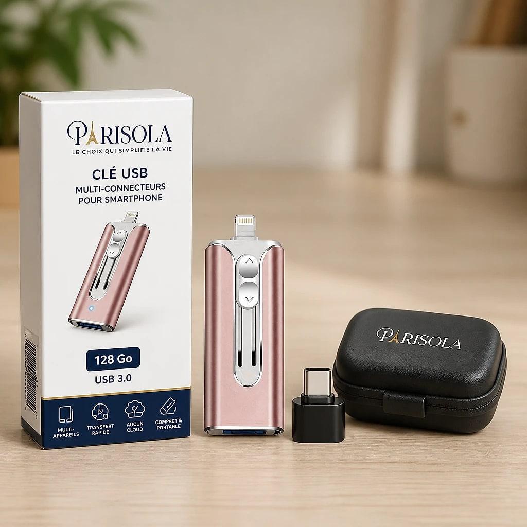 Lumeska – Clé USB Multi-Connecteurs