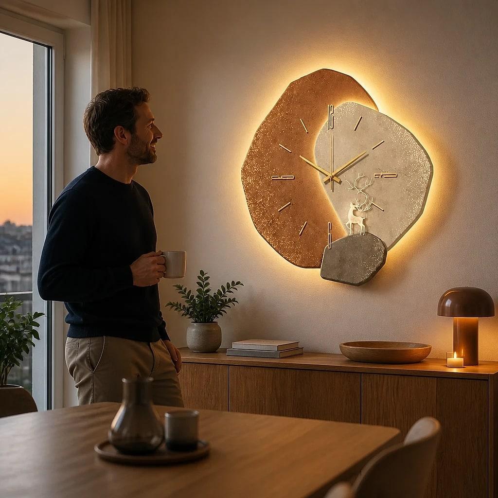 Luminael – Horloge Murale LED Design