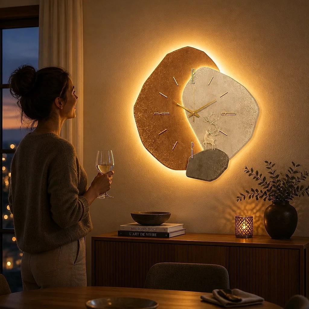 Luminael – Horloge Murale LED Design