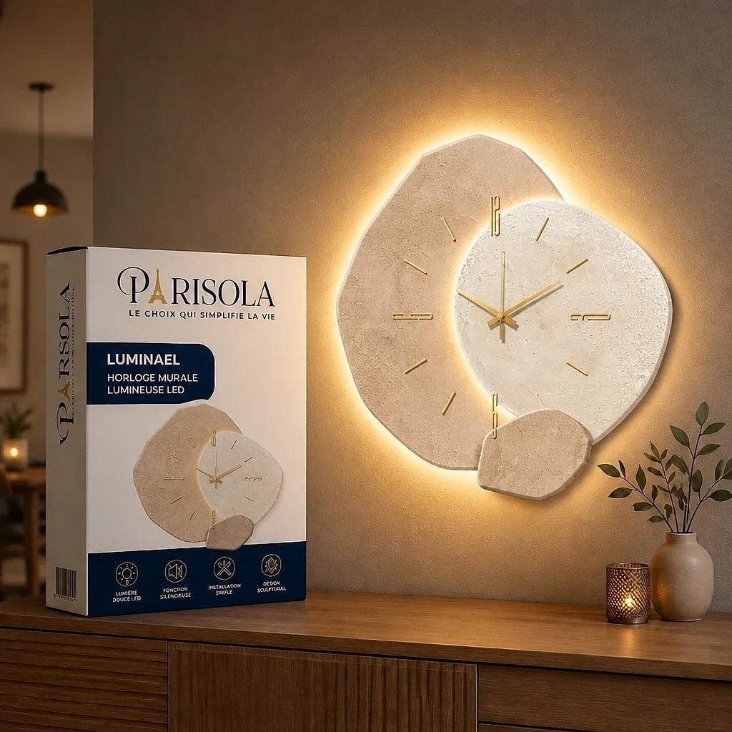 Luminael – Horloge Murale LED Design