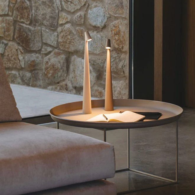 Lampe de table LED sans fil tactile 3 niveaux rechargeable USB