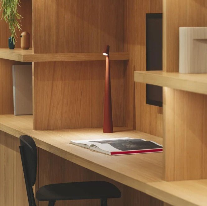 Lampe de table LED sans fil tactile 3 niveaux rechargeable USB