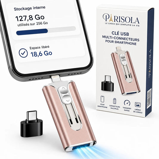 Lumiora – Clé USB C Multi-Connecteurs