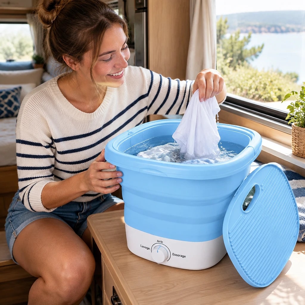 Mini Lave-Linge Pliable 3L