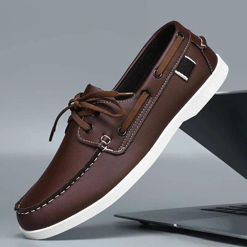 Mocassin Homme Bateau Orthopédique