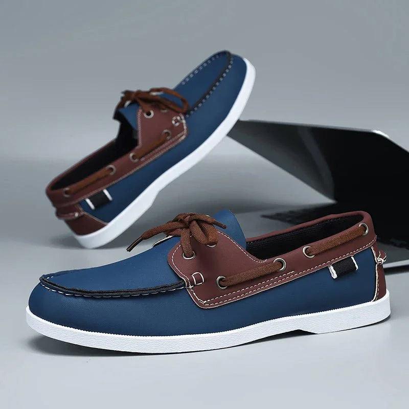 Mocassin Homme Bateau Orthopédique