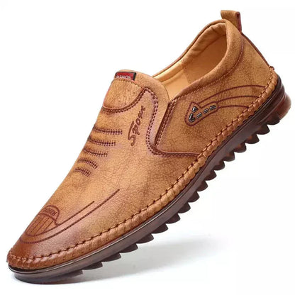 Mocassins homme cuir véritable semelle EVA antidérapante