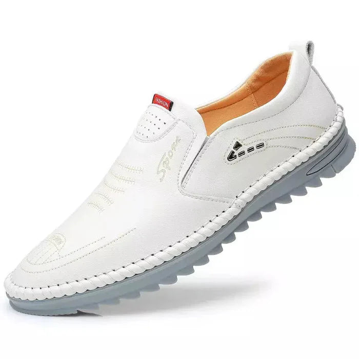 Mocassins homme cuir véritable semelle EVA antidérapante