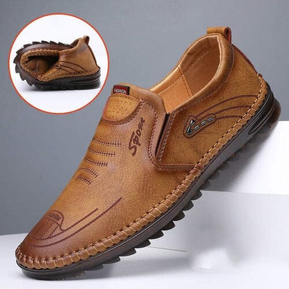 Mocassins homme cuir véritable semelle EVA antidérapante